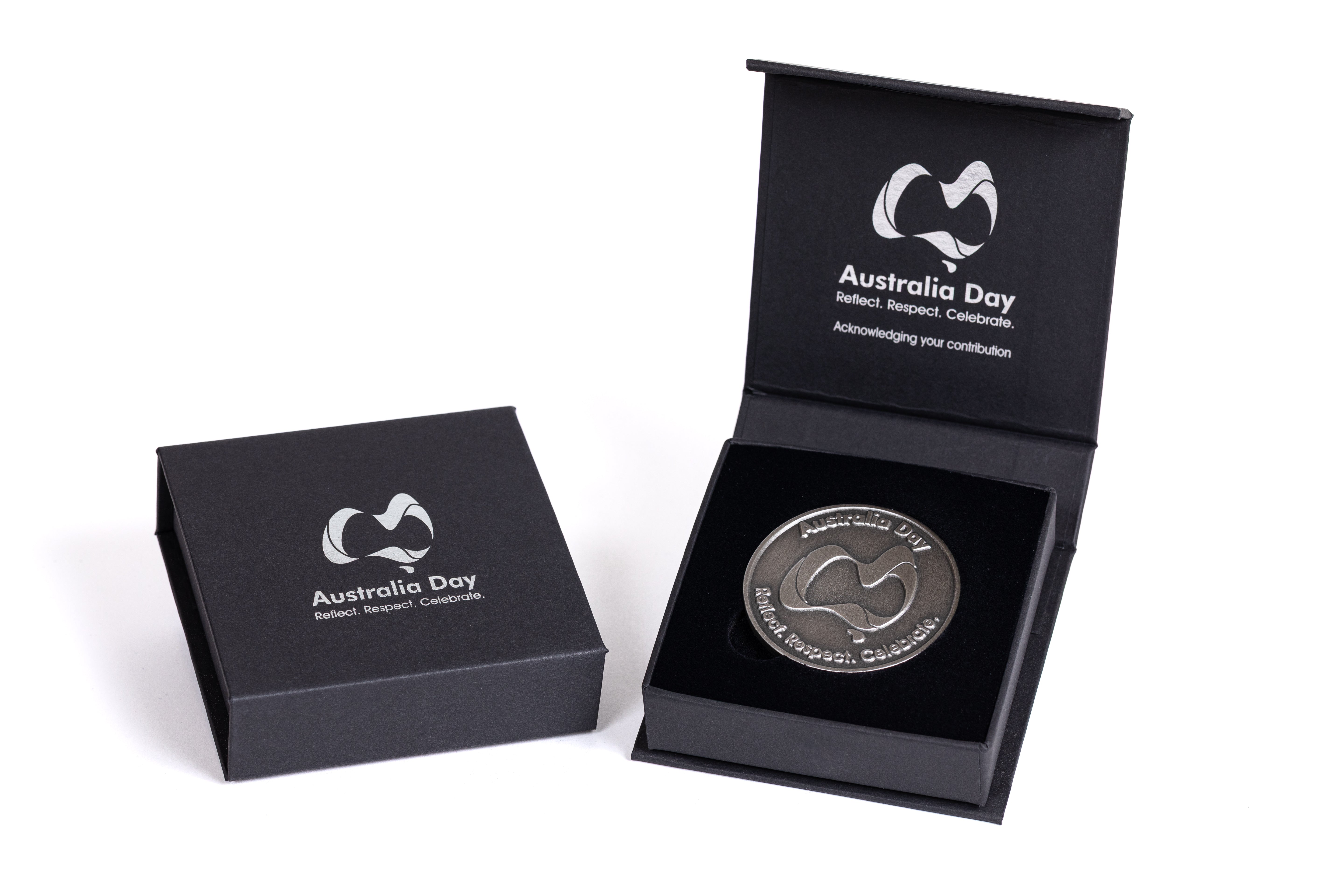 Australia Day Medallion with Box
