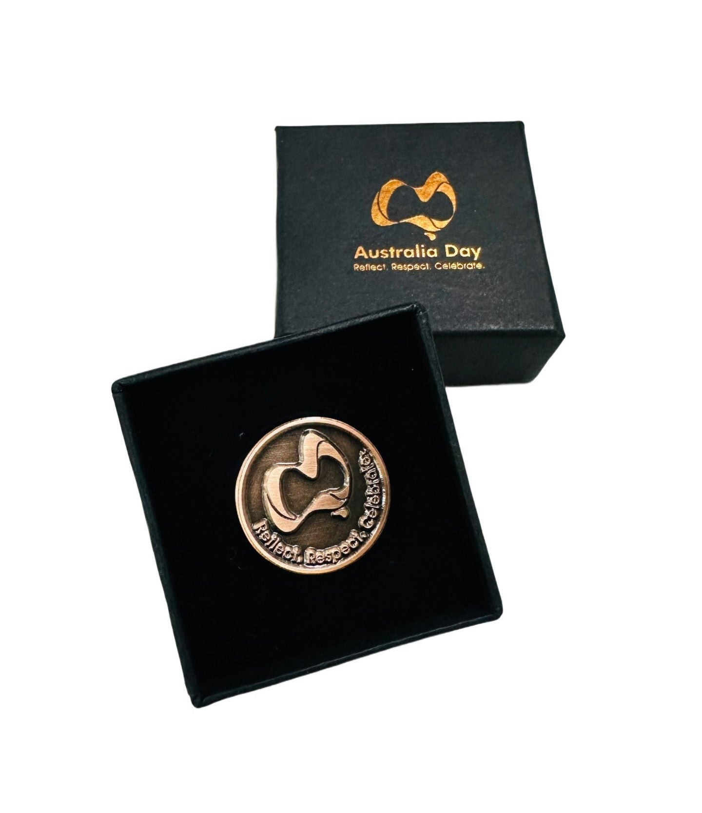 Bronze Lapel Pin with Box