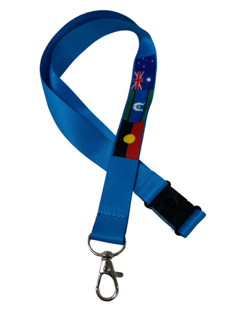 Tri-Flag Lanyard