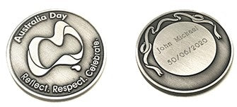 Australia Day Medallion with Box