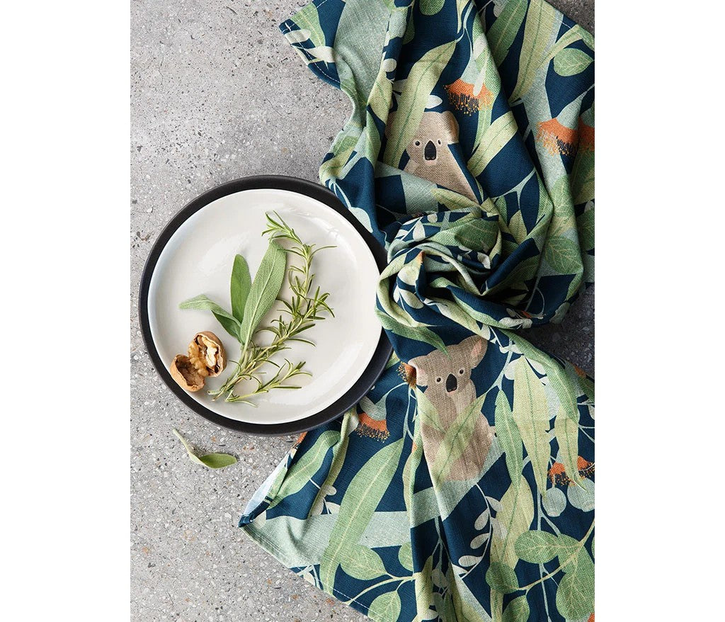 Australian Wildlife Print Tea Towels
