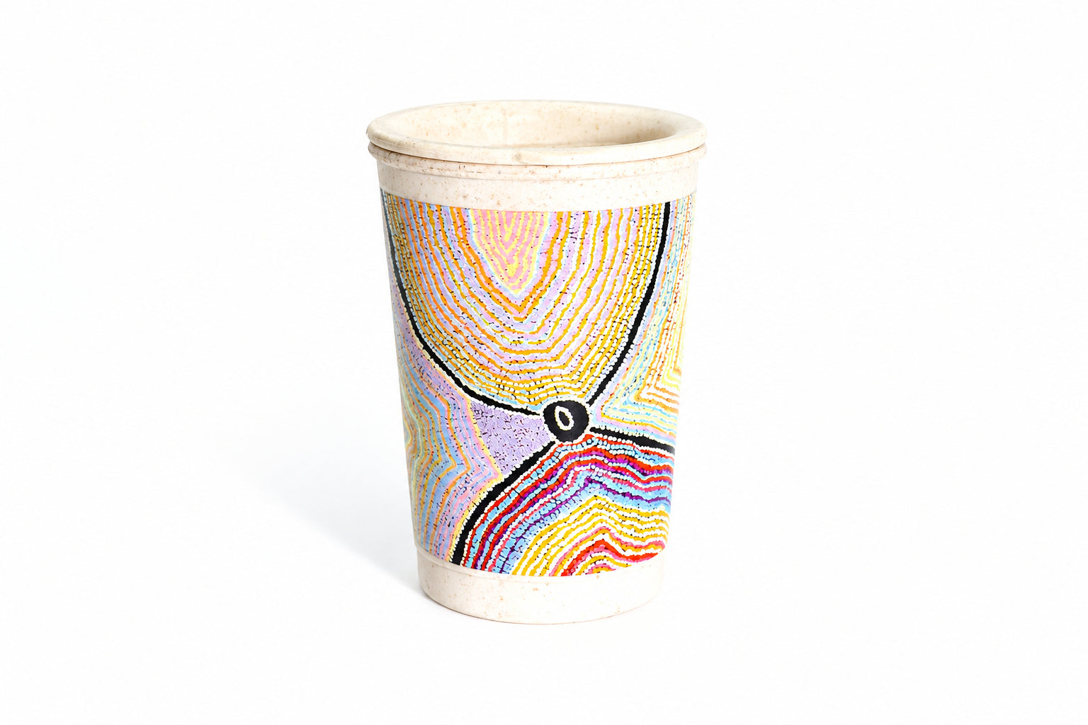 Bamboo Coffee Travel Mug By Indigenous Artists - Australia Day Council of South Australia