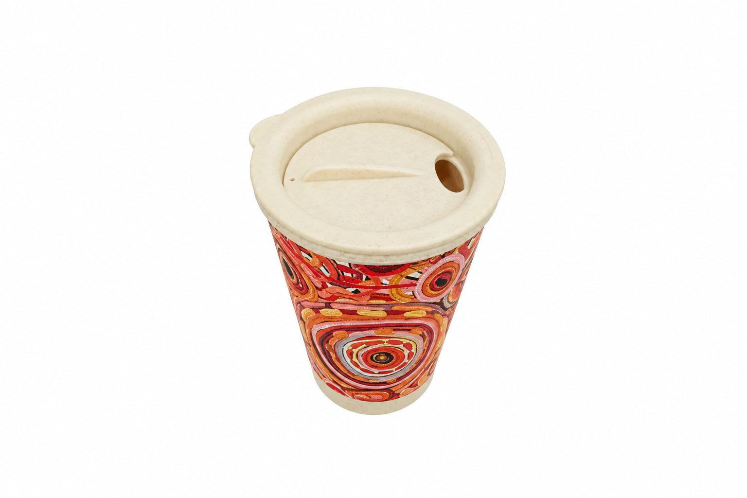 Bamboo Coffee Travel Mug By Indigenous Artists - Australia Day Council of South Australia