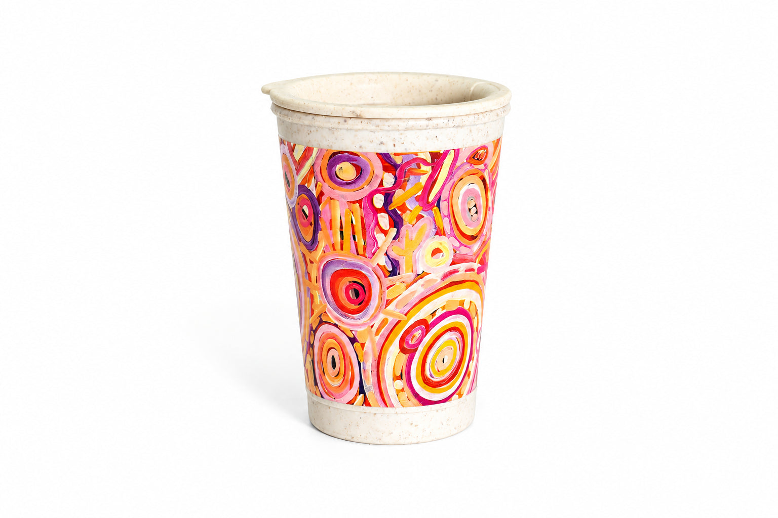 Bamboo Coffee Travel Mug By Indigenous Artists - Australia Day Council of South Australia