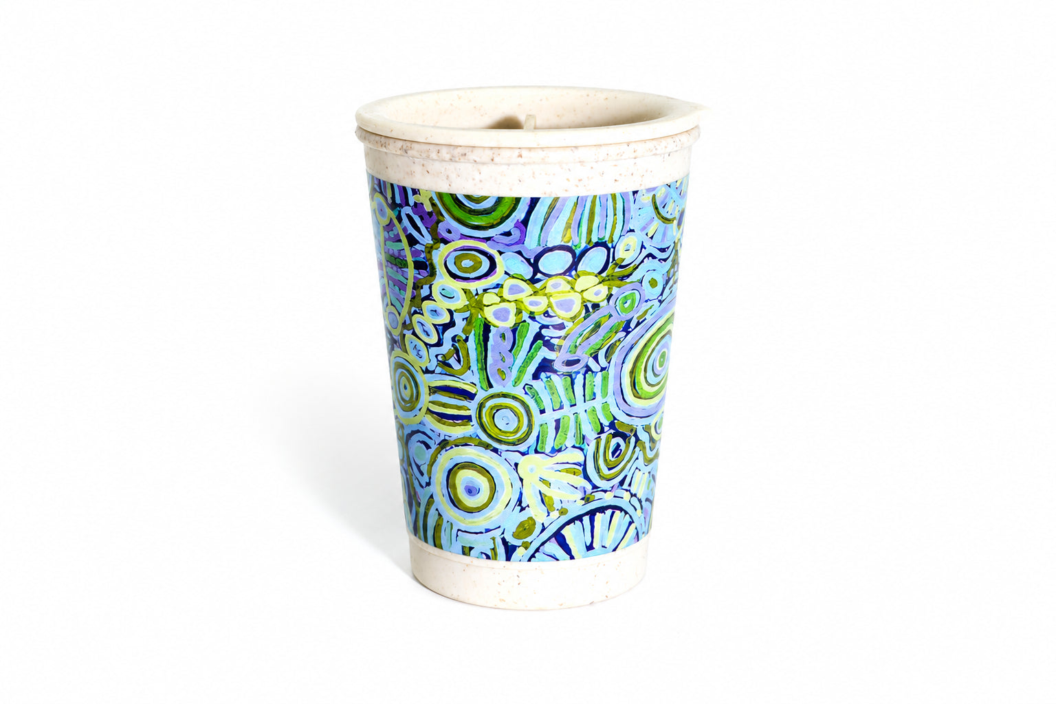 Bamboo Coffee Travel Mug By Indigenous Artists - Australia Day Council of South Australia