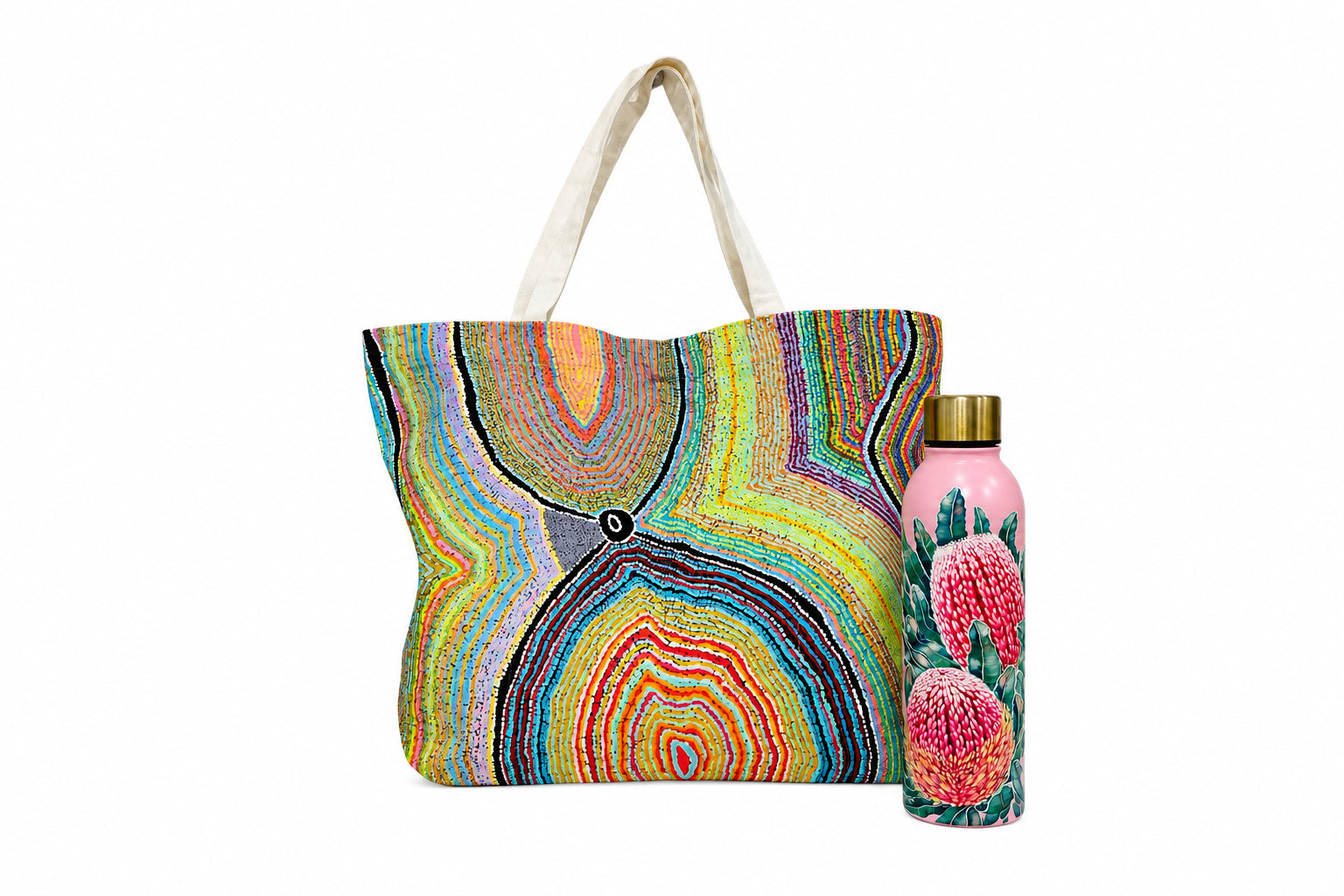 Gift Set Bundle: Drink Bottle / Coffee Mug with Tote Bag - Australia Day Council of South Australia