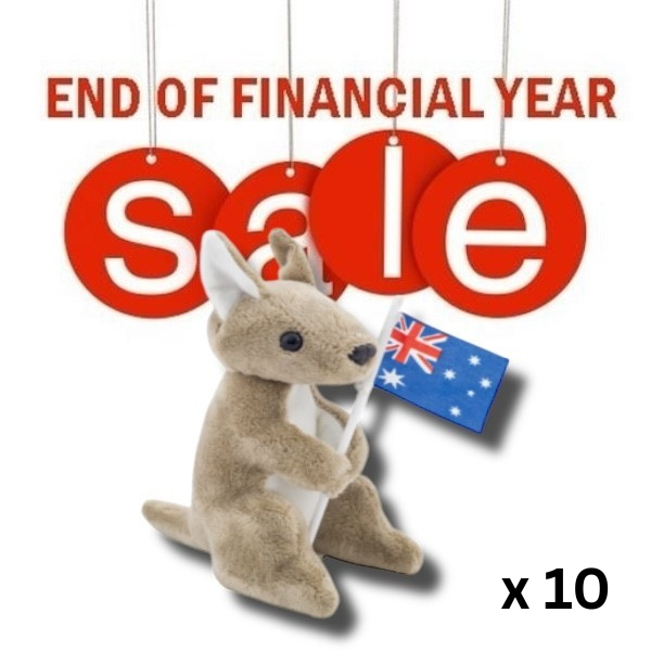 Kangaroo Plush Toy Bulk (10)