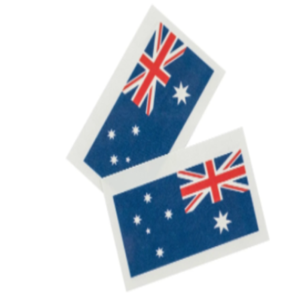 Australian Flag Temporary Tattoo Australia Day Council of South Australia