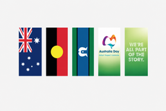 Australia Day with Flags- bunting - Australia Day Council of South Australia