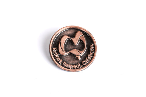 Bronze Lapel Pin with Box
