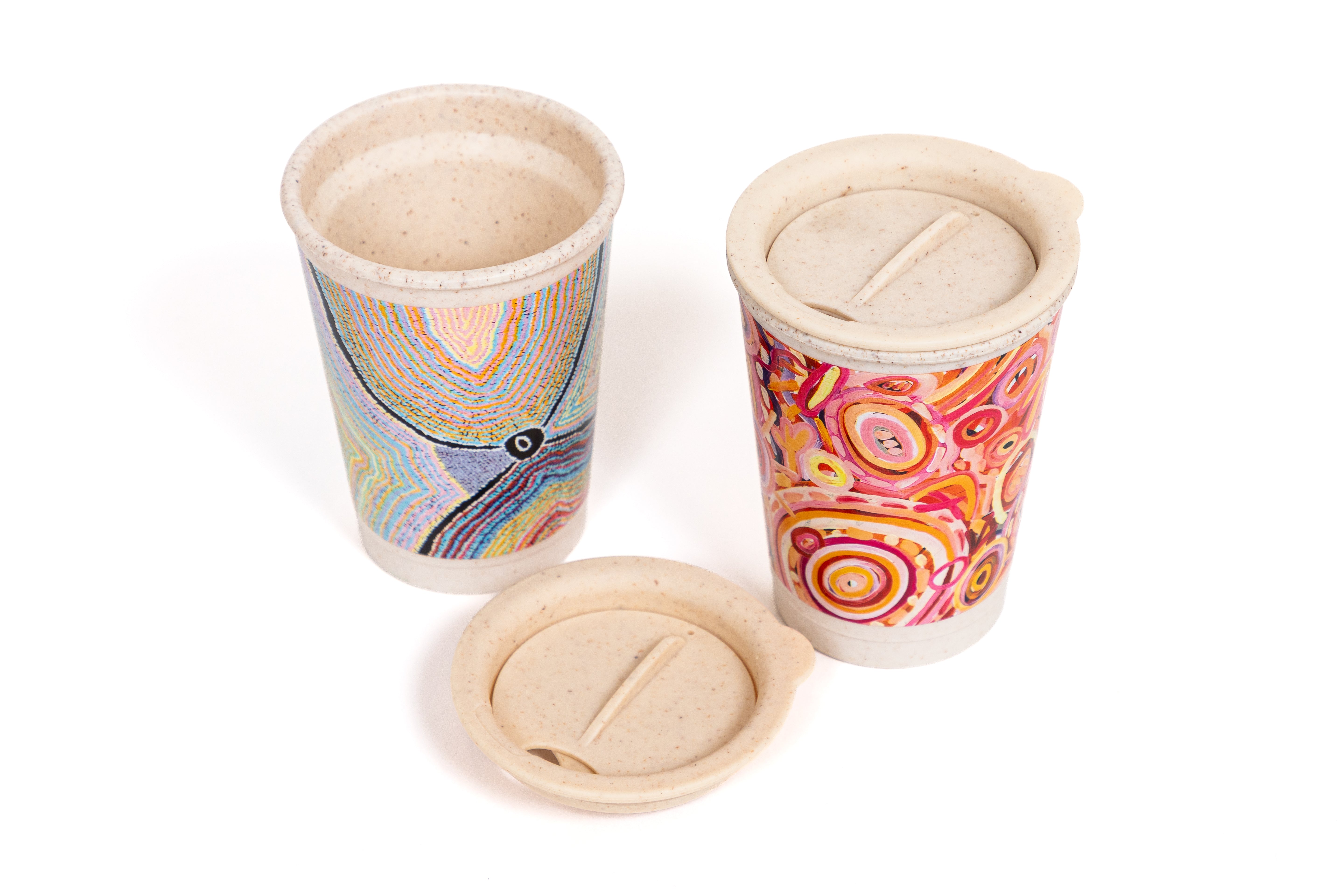 Bamboo Coffee Travel Mug By Indigenous Artists