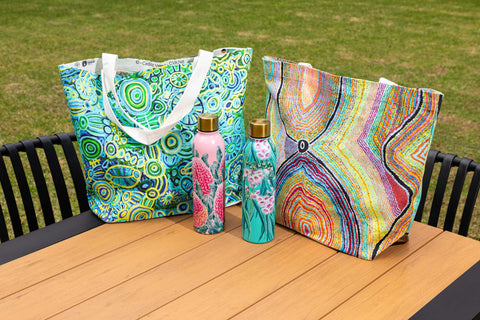 Gift Set Bundle: Drink Bottle / Coffee Mug with Tote Bag