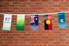 Australia Day with Flags- bunting