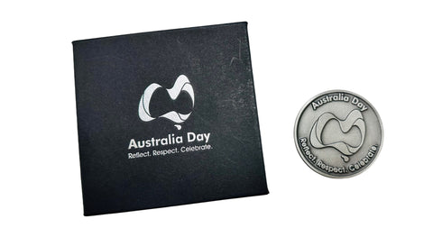 Australia Day Medallion with Box