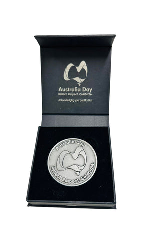 Australia Day Medallion with Box