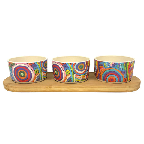Bamboo Snack Bowl Set from Betty Club