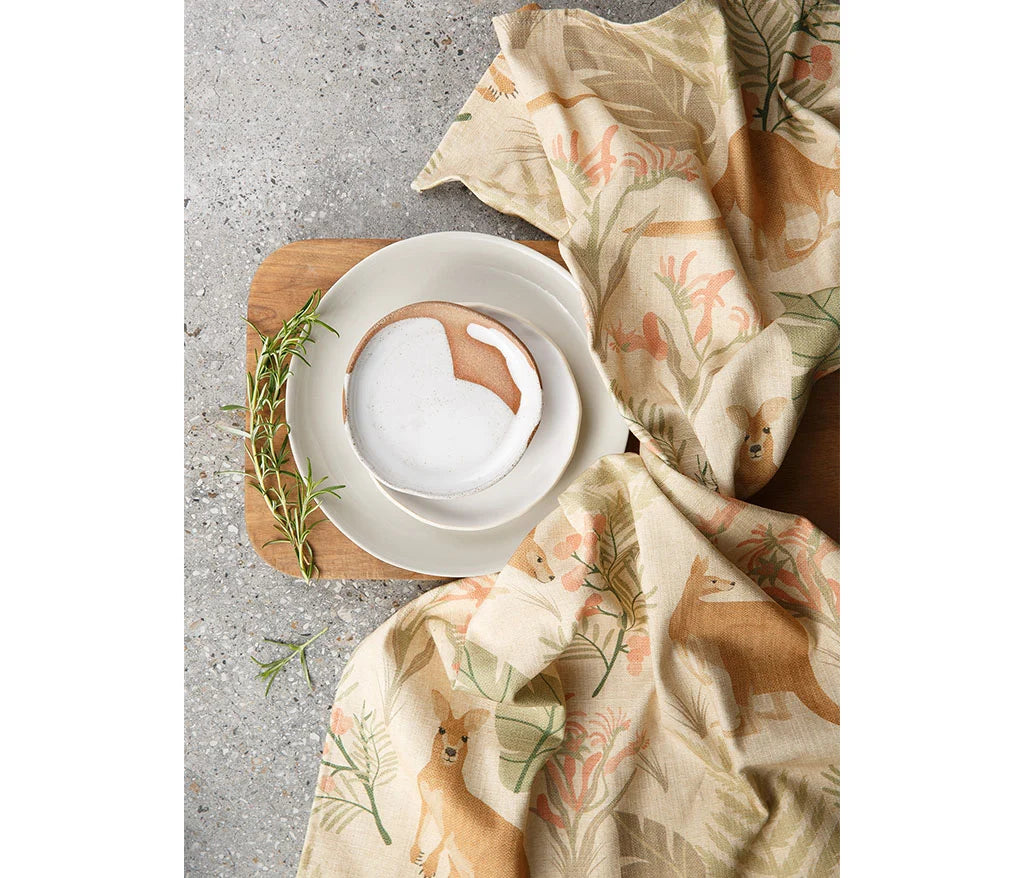 Australian Wildlife Print Tea Towels