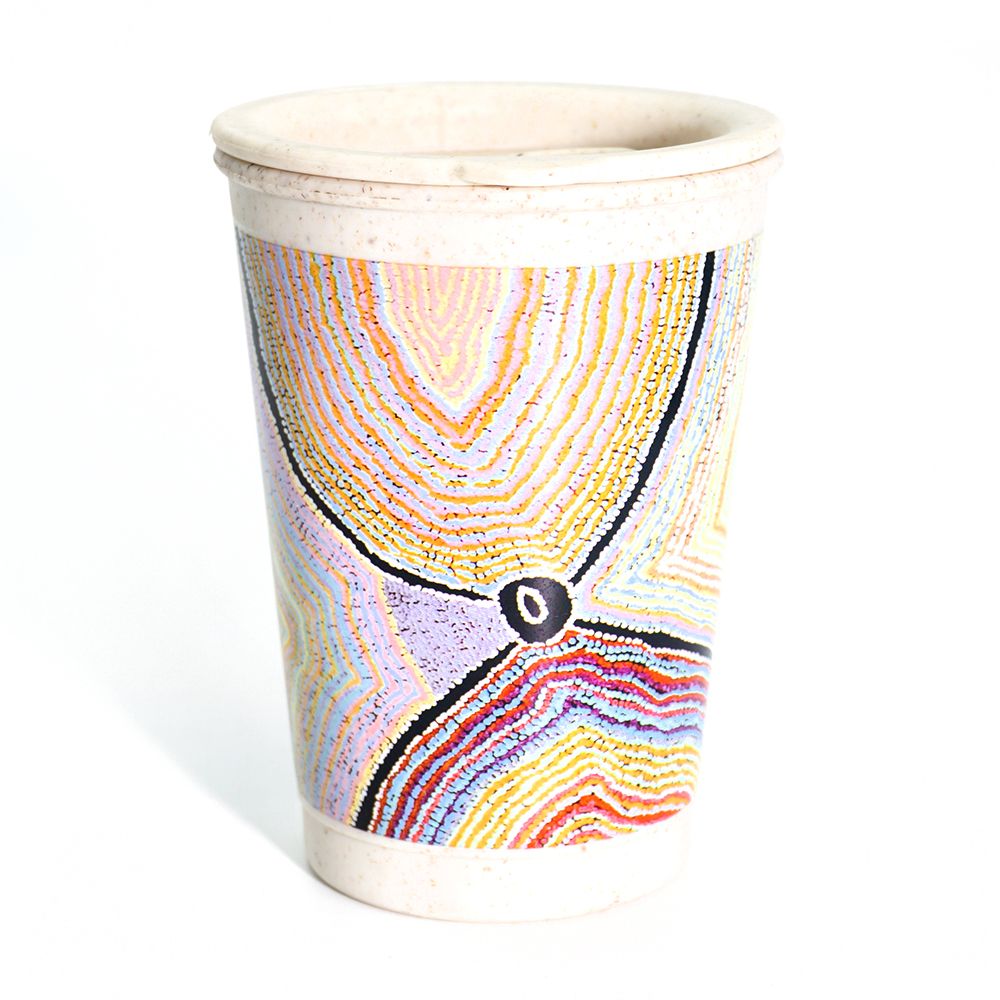 Bamboo Coffee Travel Mug By Indigenous Artists